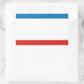 Krim-Flagge Rechteckiger Aufkleber (Tasche)