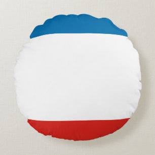 Krim-Flagge Rundes Kissen