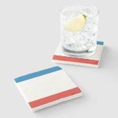 Krim-Flagge Steinuntersetzer (Seitenansicht)