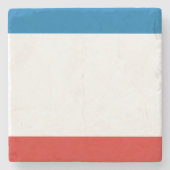 Krim-Flagge Steinuntersetzer (Vorderseite)