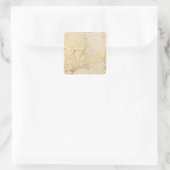 Krim Quadratischer Aufkleber (Tasche)