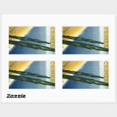 Krim Rechteckiger Aufkleber (Blatt)