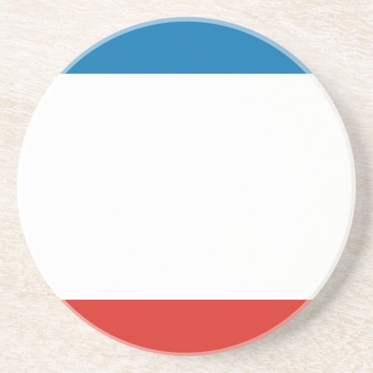 Krimflagge Getränkeuntersetzer (Vorne)
