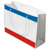 Krimflagge Große Geschenktüte (Rückseite Schrägansicht)