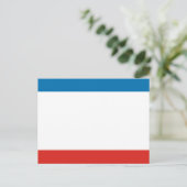 Krimflagge Postkarte (Stehend Vorderseite)