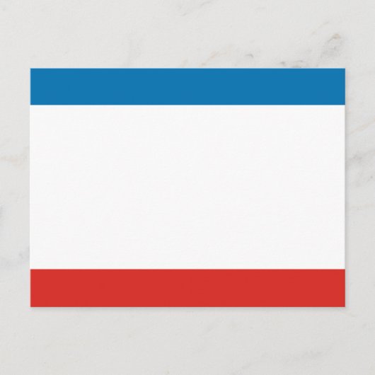 Krimflagge Postkarte (Vorderseite)