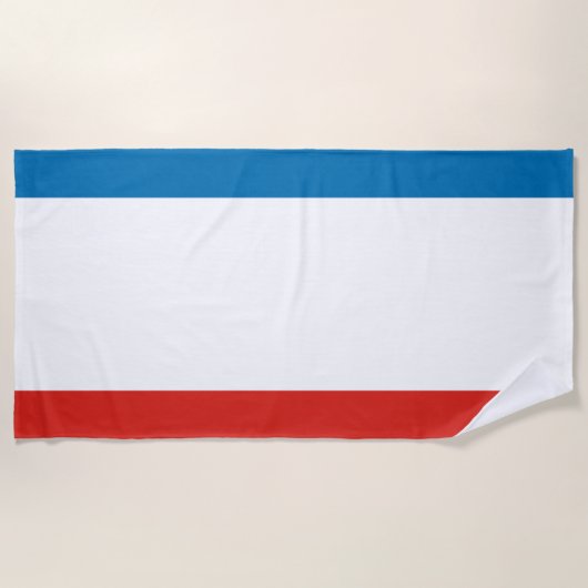 Krimflagge Strandtuch (Vorderseite)