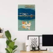 Krimia Vintage-Kunst-Reiseplakat-Druck (XR3883) Poster (Heimbüro)