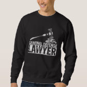 Kriminal Defense Lawyer Sweatshirt (Vorderseite)