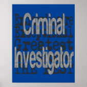 Kriminalbeamter Poster (Vorne)