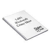 Kriminalideenjournal Notizblock (Rechte Seite)