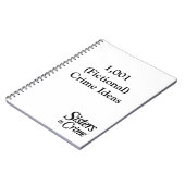 Kriminalideenjournal Notizblock (Linke Seite)