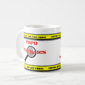 Kriminalistik 2, Kriminalistik 1 Kaffeetasse (Vorderseite Links)