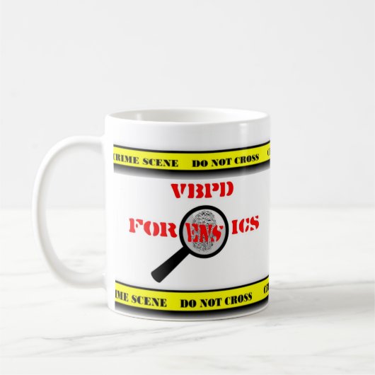 Kriminalistik 2, Kriminalistik 1 Kaffeetasse (Links)