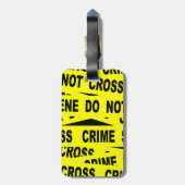 Kriminalitätsband Gepäckanhänger (Rückseite vertikal)