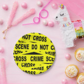 Kriminalitätsband Pappteller (Party)