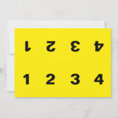 Kriminalitätsnachweis-Karte Einladung (Vorderseite)