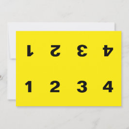 Kriminalitätsnachweis-Karte Einladung