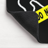 Kriminalitätsszene überqueren keine Maus-Pad Mousepad (Ecke)