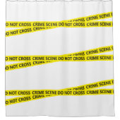 Kriminalitätsszene überschreitet nichts Neues Duschvorhang (Vorderseite)