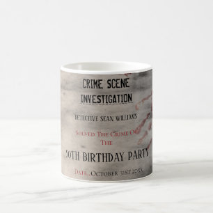 Kriminalitätsuntersuchung Geburtstag Kaffeetasse