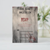 Kriminalitätsuntersuchung RSVP Karte (Stehend Vorderseite)