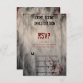 Kriminalitätsuntersuchung RSVP Karte (Vorne/Hinten)