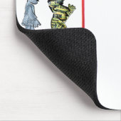 Kriminalmedizinische Detektive am Arbeitsplatz Mousepad (Ecke)