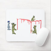 Kriminalmedizinische Detektive am Arbeitsplatz Mousepad (Mit Mouse)