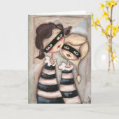 Kriminalpartner - Geburtskarte Karte (Gelbe Blume)