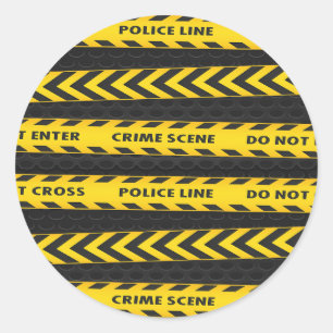 Kriminalpolizei Runder Aufkleber