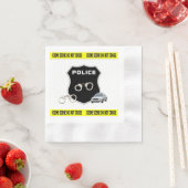 Kriminalpolizei Scene Serviette (Beispiel)