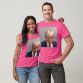 Kriminalpräsident Mugshot T-Shirt (Unisex)