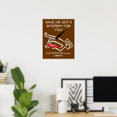 Kriminalromane Poster (Heimbüro)