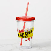 Kriminalszene Acryltrinkbecher (Rückseite)