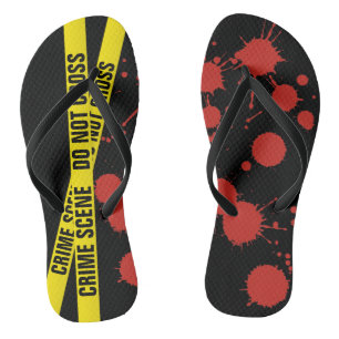 Kriminalszene Badesandalen