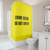 Kriminalszene Duschvorhang (Beispiel)