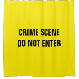 Kriminalszene Duschvorhang
