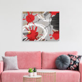 Kriminalszene Leinwanddruck (Insitu (Wohnzimmer))