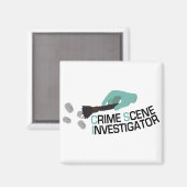 Kriminalszene Magnet (Vorderseite/Rückseite)