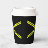 Kriminalszene Mystery Birthday Pappbecher (Rechts)