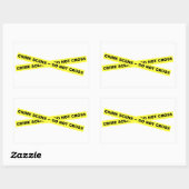 Kriminalszene - Nicht überwinden Rechteckiger Aufkleber (Blatt)