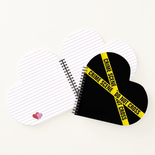 Kriminalszene Notizblock (Innenseite)