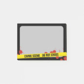 Kriminalszene Post-it Klebezettel (Vorderseite)