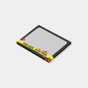 Kriminalszene Post-it Klebezettel