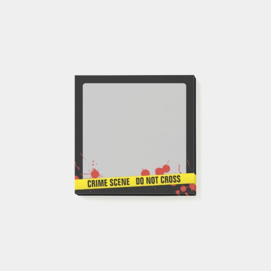 Kriminalszene Post-it Klebezettel (Vorderseite)