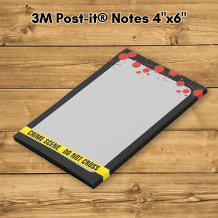 Kriminalszene Post-it Klebezettel