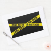 Kriminalszene Rechteckiger Aufkleber (Umschlag)