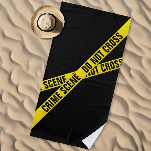 Kriminalszene Strandtuch