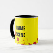 Kriminalszene Tasse (Vorderseite Links)